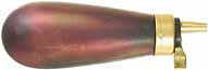 Powder Flask,
Philadelphia Bag Flask,
copper, with patina finish
accepts 8-.75mm threads